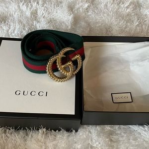 Authentic GG Gucci Belt Web Torchon